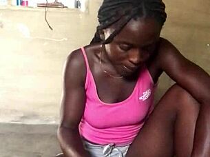 Crazy Ebony Bitch Eats Food While Giving Bold Life Lessons