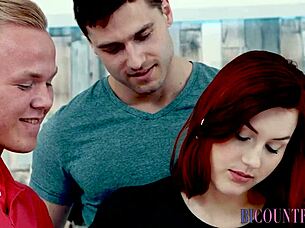 Cock sucked bisexual guys fuck and cum in hardcore gay orgy group high definition 3some cumshot