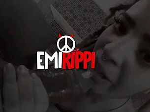 slave worships queen's feet with trampling