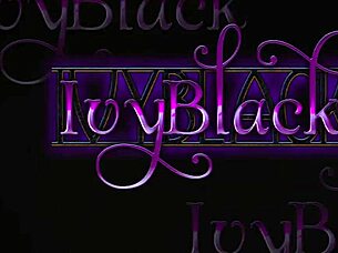 Ivy Black Strips And Masturbates