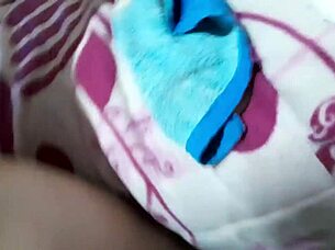 Homemade fingering ends in swallow and creampie