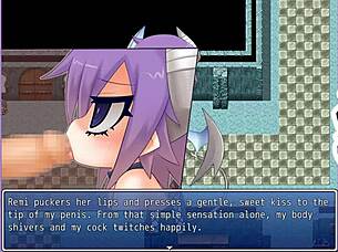 Remi in MGQ Paradox Hentai Game Blowjob Scenes