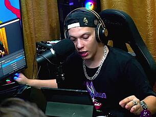 sexo no podcast, ela tirou o pau