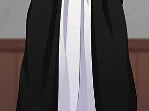 In Fern's animation, she gives blowjob leading to creampie