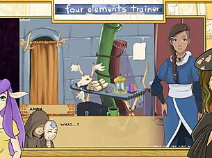 Avatar: Last Airbender Lesbians Orgy In Four Elements Trainer Part 13