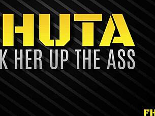 Doggystyle Anal Fuck with Slutty Redhead Babe