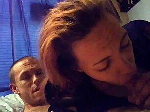 watch my girl deepthroat, choke, and gag on cock provocatively?