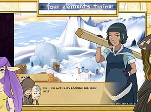 Avatar: Last Airbender Lesbians Orgy In Four Elements Trainer Part 13