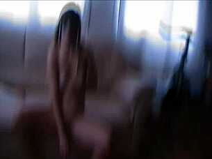 Watch this amateur couple's wild creampie session!