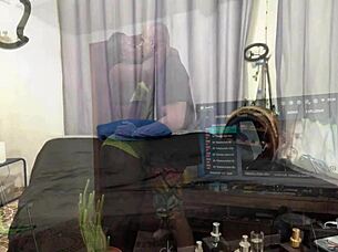 my beautiful neighbor gives me a special christmas present