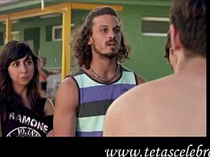 Tacuara Jawa appears topless with her ass exposed in the air.