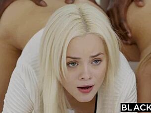 Can preppy girl handle three BBCs in threesome?