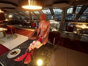 Emilia says, 'Enter the secret room for hentai fun.'