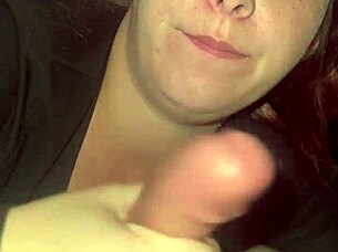 anime girl gives quick blowjob before work in hentai