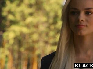 Can preppy girl handle three BBCs in threesome?