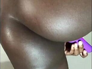 She Feels Intense Pleasure Twerking On A Vibrating Dildo Her Body Shaking With Ecstasy