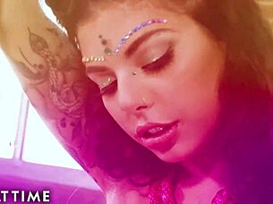 Adult Time Bubblegum Dungeon Gina Valentina - No Undies Bondage