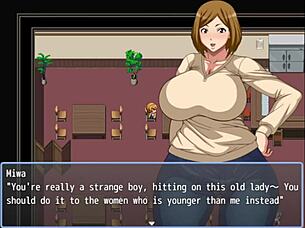 Velinho solit�rio pega bunda gigante da vizinha gostosa ~ your wifes unfaithful routine ~ jogo hentai ~ parte 3