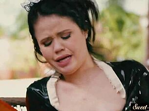 Classy Teen Maid Rides In Cowgirl For Taboo Jizz On Pussy