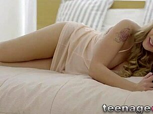 i'm a euro teen with huge tits, getting pounded hard