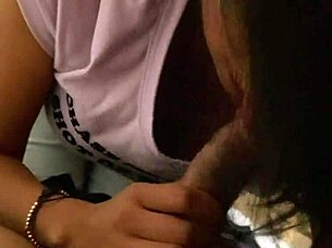 This girl gives me a delicious blowjob she really loves my dick 😋