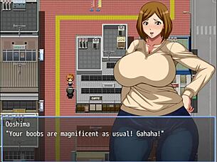 Velinho solit�rio pega bunda gigante da vizinha gostosa ~ your wifes unfaithful routine ~ jogo hentai ~ parte 3