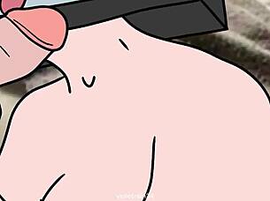 Intense Blowjob In Toilet Scene