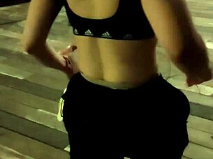 Mi Amiga Estefani Del Gym La Convenci Con Mucho Esfuerzo De Acompañarme A Mi Casa Y Resulto Ser Una Puta Guarra Caliente