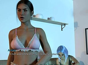 Young 18+ Babe Rides Big Cock in Creampie