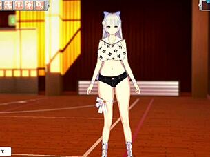 Watch This Anime Girl Get Her Big Tits Massaged And Sucked!