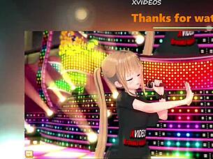 Watch This Anime Girl Get Her Big Tits Massaged And Sucked!