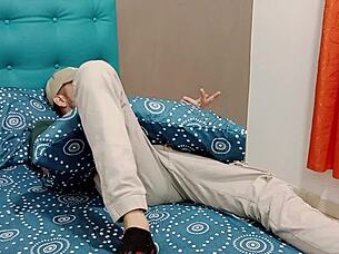 help horny stepson masturbate?