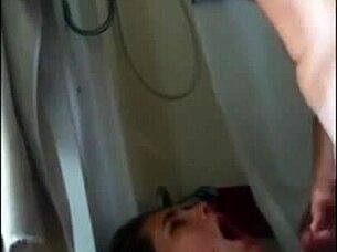 Hot brunette amateur caught on hidden cam