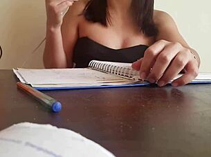 Beautiful Colombian Stepsister Showing Her Panties In Miniskirt Voyeur Style