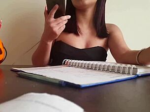 Beautiful Colombian Stepsister Showing Her Panties In Miniskirt Voyeur Style