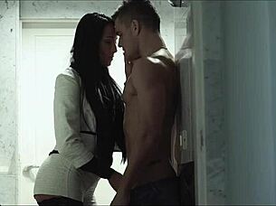 Lick my pussy, anna rose says in the bathroom.