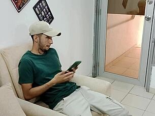 help horny stepson masturbate?