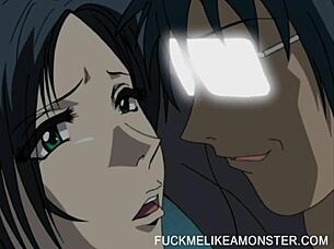 묶인 일본 헨타이 창녀가 몬스터로부터 하드코어 레일링과 블로우잡 견뎌