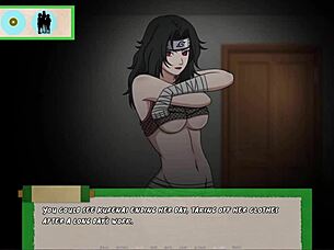 new ninja slut karui gives handjob in jikage rising arc 2 episode 11 😈