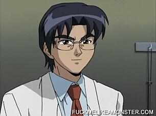 Bound Japanese Hentai Slut Endures Hardcore Railing And Blowjob From Monster