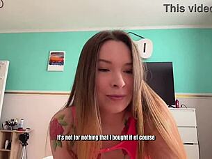 Seductive Stepsister Rides Big Ass in Homemade Fucking with Moaning Babe