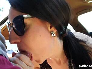 cheap street slut getting nasty for cash 😈