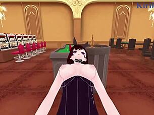 shizuka mikazuki bunny girl fucks intensely in hentai pov