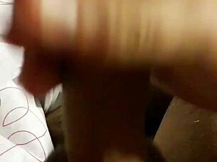 this guy has a huge cock and loves masturbating with it