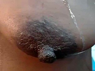 Ebony saggy tits big long nipples