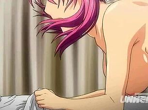 Busty teen visits doctor for uncensored hentai creampie