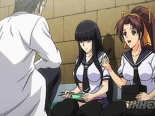 Busty teen visits doctor for uncensored hentai creampie