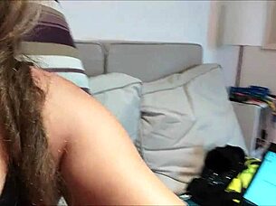 Horny confined at home in pandemic, fucking argentinian prostitute in cuckold reality