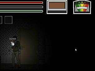 I play this hentai game with pretty lady.