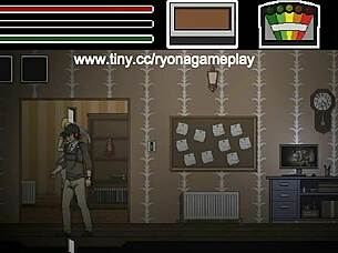 I play this hentai game with pretty lady.